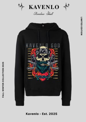 Hoodie – Revolver Skull