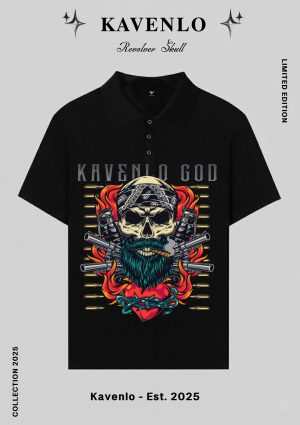 Polo - Revolver Skull