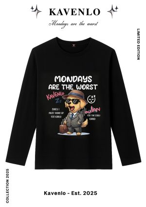 Long Sleeve T-shirt – Mondays are the worst