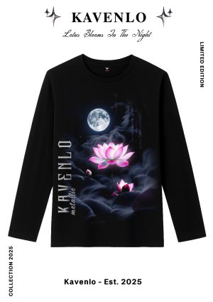Long Sleeve T-shirt – Lotus Blooms In The Night