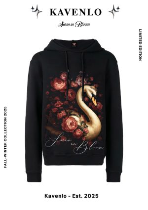 Hoodie – Swan In Bloom