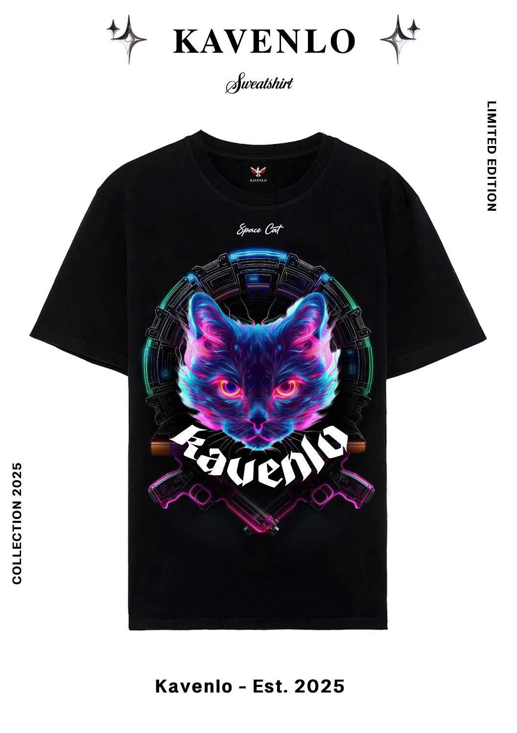 T-shirt - Space Cat