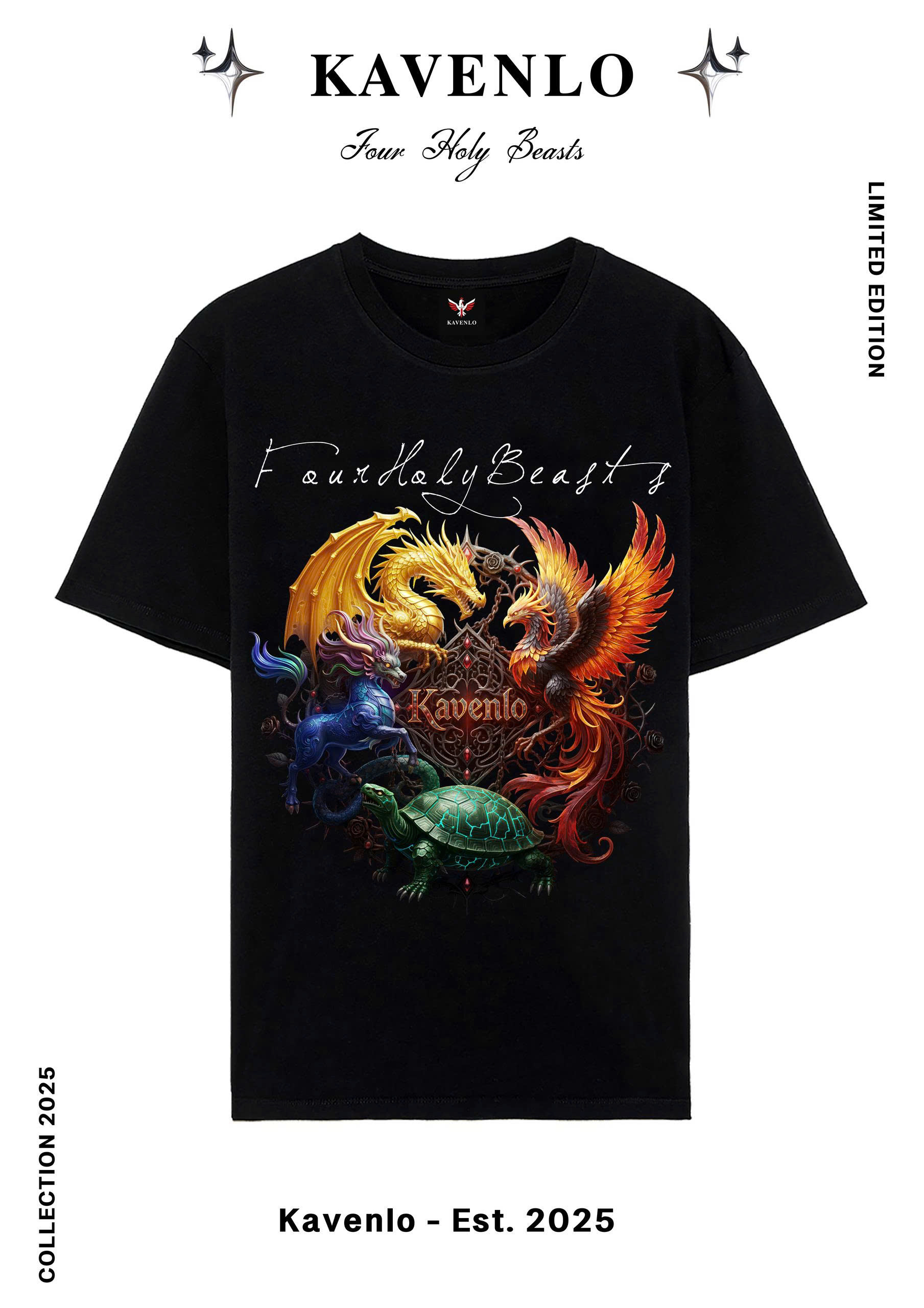 T-shirt  - Four Holy Beasts