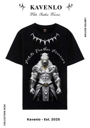 T-shirt  - White Panther Warrior